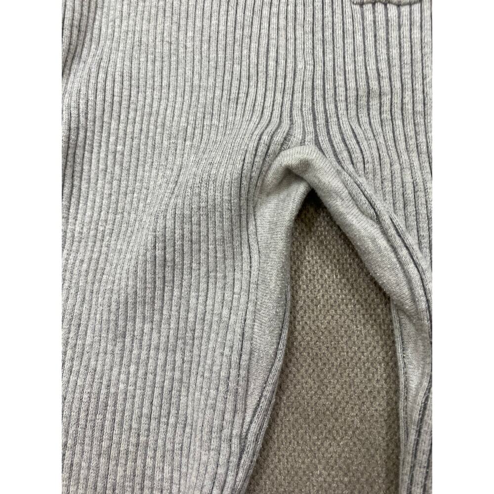 Lunya Cozy Cotton Silk Ribbed Bike Short, Womens, Large, Heather Gray - Picture 5 of 5